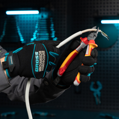 Бокорезы, диэлектрические рукоятки, до 1000 В, трехкомпонентные рукоятки, 180 мм Gross по ценам производителя в Уфе с доставкой по всей России