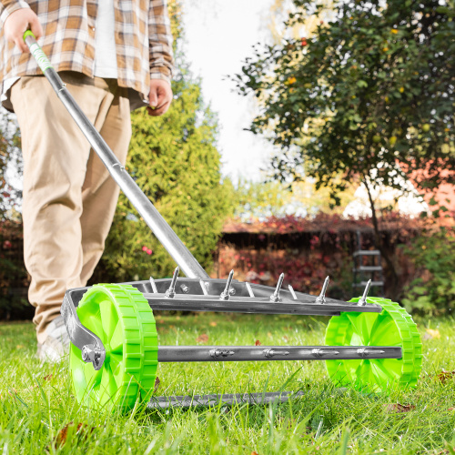 Аэратор газонный, 440 х 1400 мм, стальной черенок, Palisad по ценам производителя в Уфе с доставкой по всей России