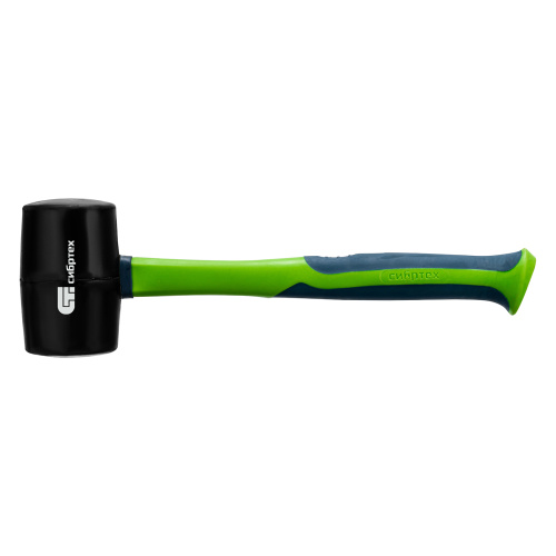 Киянка резиновая, 680 г, черная резина, фибергласовая рукоятка Сибртех по ценам производителя в Уфе с доставкой по всей России