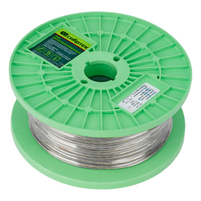 Трос металлополимерный прозрачный ПР-2.5, толщина 2.5 мм, катушка 200 метров Сибртех по ценам производителя в Уфе с доставкой по всей России