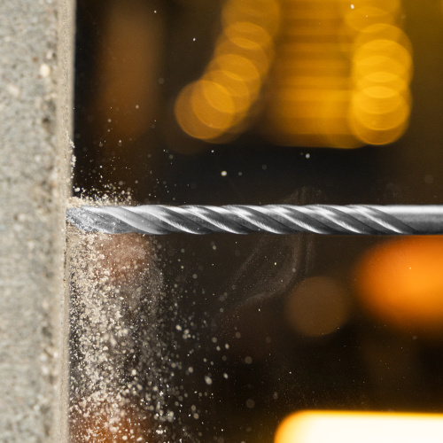 Бур по бетону, цельная крестовая пластина, 6x165 мм, SDS PLUS Denzel по ценам производителя в Уфе с доставкой по всей России