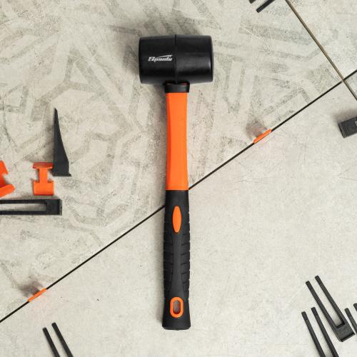 Киянка резиновая, 225 г, черная резина, фибергласовая рукоятка Sparta по ценам производителя в Уфе с доставкой по всей России