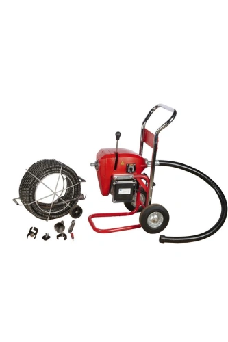 Машина для прочистки канализационных труб секционная 50-200 мм 1,1 кВт TOR TD-200-A по ценам производителя в Уфе с доставкой по всей России