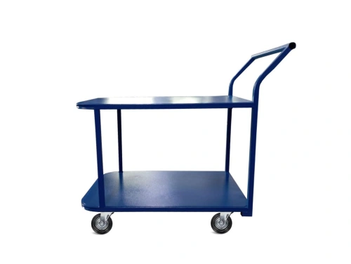 Тележка платформенная TOR ТП-2Я (600х900) 2х-ярусная (125мм) по ценам производителя в Уфе с доставкой по всей России