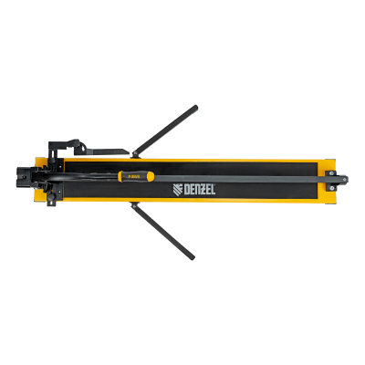 Плиткорез рельсовый 1000х16мм, каретка на подш., стальная станина, усил. рукоятка-пенал Denzel по ценам производителя в Уфе с доставкой по всей России