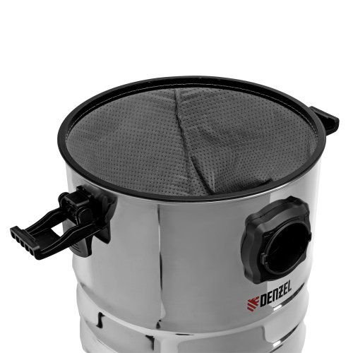 Пылесос строительный RVC30, 1400 Вт, бак 30 л, шланг 3 м, розетка с автосинхр. Denzel по ценам производителя в Уфе с доставкой по всей России