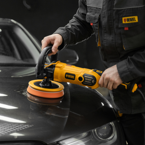 Машина полировальная CP-180, 1400 Вт, 180 мм, 0-3000 об/мин Denzel по ценам производителя в Уфе с доставкой по всей России