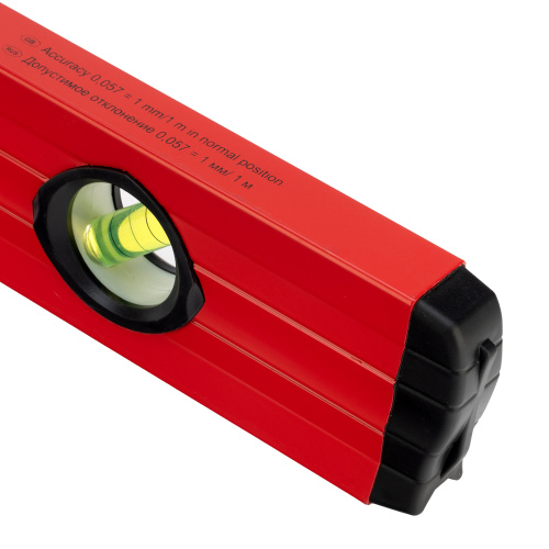 Уровень алюминиевый, 800 мм, фрезерованный, 3 глазка, две эргономичные ручки Matrix по ценам производителя в Уфе с доставкой по всей России