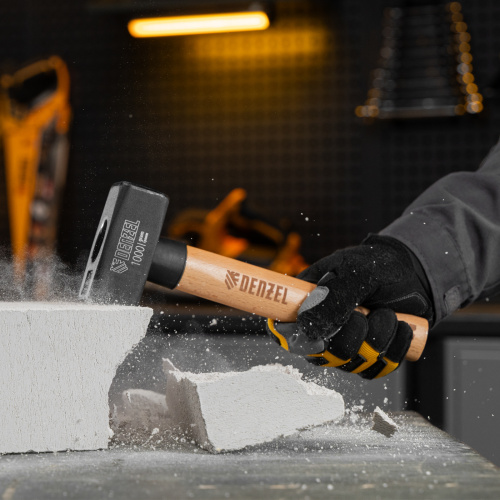 Кувалда, 1000 г, кованая головка, буковая рукоятка Denzel по ценам производителя в Уфе с доставкой по всей России