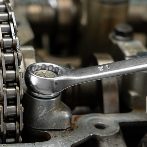 Ключ комбинированный, 12 мм, CrV, матовый хром Stels по ценам производителя в Уфе с доставкой по всей России