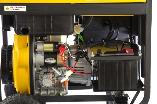 Генератор дизельный DD6300Е, 5.0 кВт, 220 В/50 Гц, 15 л, электростартер Denzel по ценам производителя в Уфе с доставкой по всей России