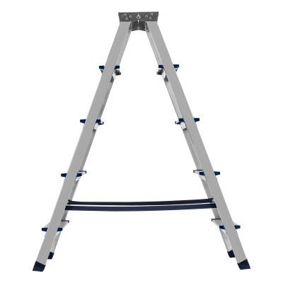 Стремянка двусторонняя 5 ступеней, алюминиевая, Сибртех по ценам производителя в Уфе с доставкой по всей России