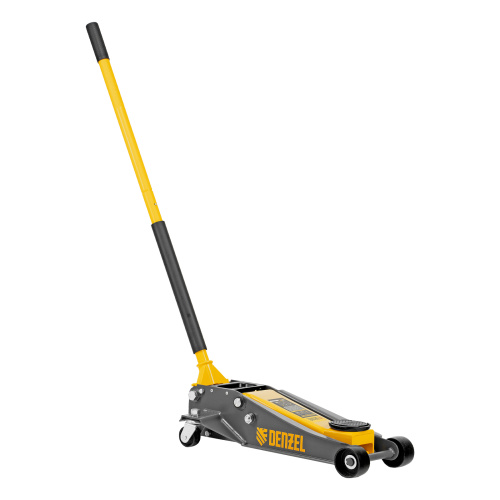 Домкрат гидравлический подкатной, 3 т, 125-470 мм, быстрый подъем, проф. Denzel по ценам производителя в Уфе с доставкой по всей России