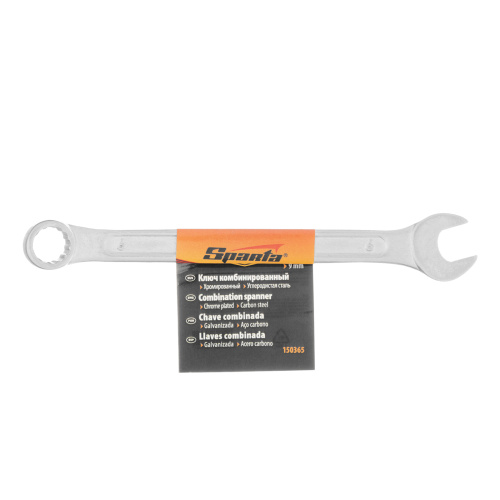Ключ комбинированный, 9 мм, хромированный Sparta по ценам производителя в Уфе с доставкой по всей России
