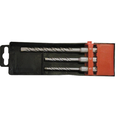 Набор буров по бетону, 5 х 110.6 х 110.8 х 160 мм, 3 шт, в пластиковой коробке, SDS Plus Matrix по ценам производителя в Уфе с доставкой по всей России