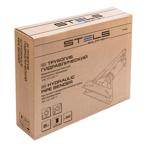 Трубогиб гидравлический горизонтальный, 6т, башмаки 3/8"–1", в металлическом кейсе Stels по ценам производителя в Уфе с доставкой по всей России