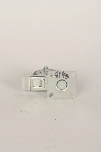 Колесо аппаратное поворотное SCvb 25 50 мм с тормозом (синяя резина) по ценам производителя в Уфе с доставкой по всей России