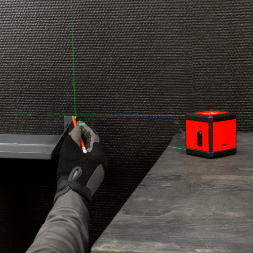 Лазерный уровень XQB GREEN Basic SET, 20 м, зеленый луч, батарейки, резьба 1/4" MTX по ценам производителя в Уфе с доставкой по всей России