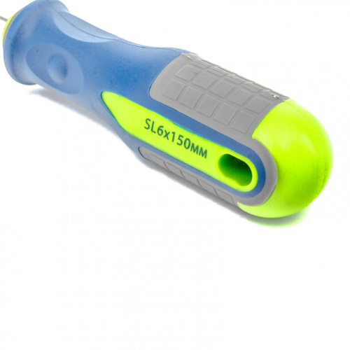 Отвертка, SL6 х 150 мм, CrV, трехкомпонентная рукоятка Сибртех по ценам производителя в Уфе с доставкой по всей России