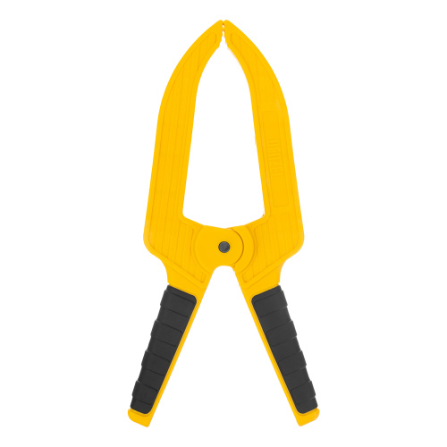 Струбцина клещеобразная, удлиненная 75 х 110 мм двухкомпонентные рукоятки Denzel по ценам производителя в Уфе с доставкой по всей России