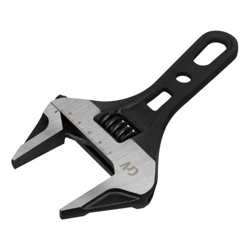 Ключ разводной 185 мм, CrV, кованый, укороченная рукоятка Denzel по ценам производителя в Уфе с доставкой по всей России