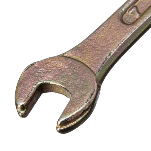 Ключ рожковый, 6 х 7 мм, желтый цинк Сибртех по ценам производителя в Уфе с доставкой по всей России