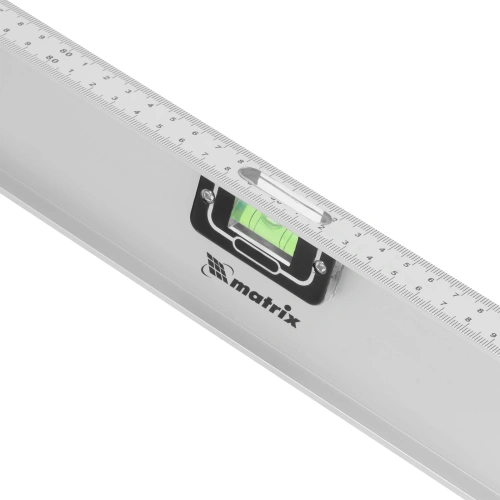 Уровень алюминиевый "Рельс", 1800 мм, 3 глазка (1 поворотный) Matrix по ценам производителя в Уфе с доставкой по всей России