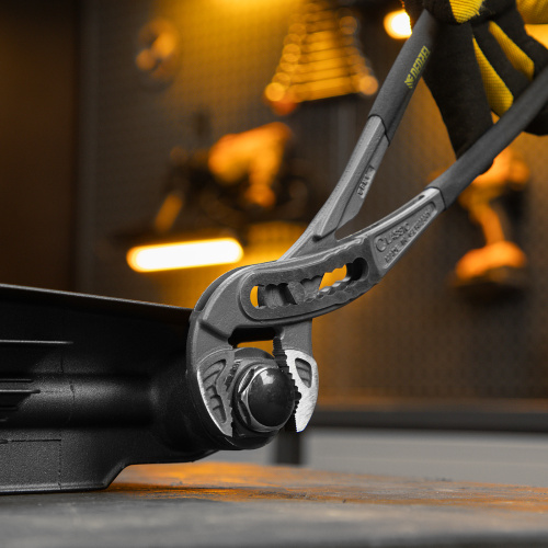 Клещи переставные, обливные рукоятки, 300 мм Denzel по ценам производителя в Уфе с доставкой по всей России