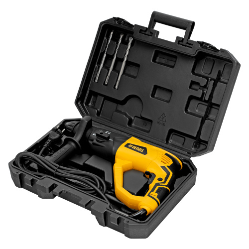 Перфоратор электрический RH-1050-26, SDS-plus, 1050 Вт, 3.2 Дж, 3 плюс 1 режим Denzel по ценам производителя в Уфе с доставкой по всей России