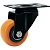 Колесо мебельное поворотное SCZ 25 50 мм (оранжевый) по ценам производителя в Уфе с доставкой по всей России