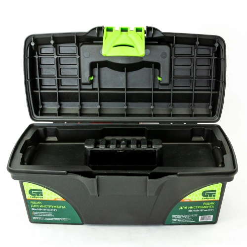 Ящик для инструмента, 324 х 165 х 137 мм, 13", пластик Сибртех по ценам производителя в Уфе с доставкой по всей России