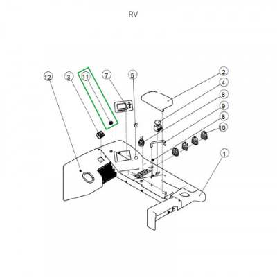 Замок зажигания с ключом для ричтрака RV (24V) по ценам производителя в Уфе с доставкой по всей России