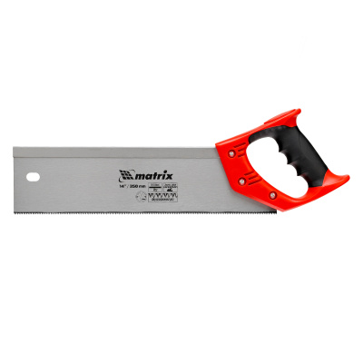 Пила по дереву обушковая для стусла, 350 мм, двухкомпонентная рукоятка Matrix по ценам производителя в Уфе с доставкой по всей России