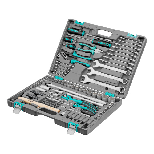 Набор инструментов, 1/4", 1/2", Cr-V, S2, усиленный кейс, 119 предметов Stels по ценам производителя в Уфе с доставкой по всей России
