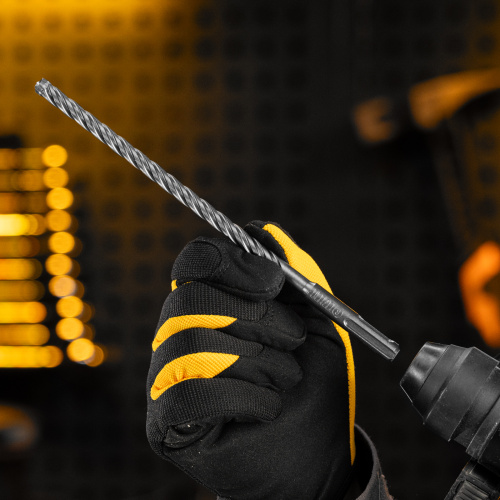 Бур по бетону, цельная крестовая пластина, 8x215 мм, SDS PLUS Denzel по ценам производителя в Уфе с доставкой по всей России