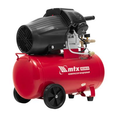Компрессор воздушный КК-2200/50, 2,2 кВт, 350 л/мин, 50 л, прямой привод, масляный MTX по ценам производителя в Уфе с доставкой по всей России