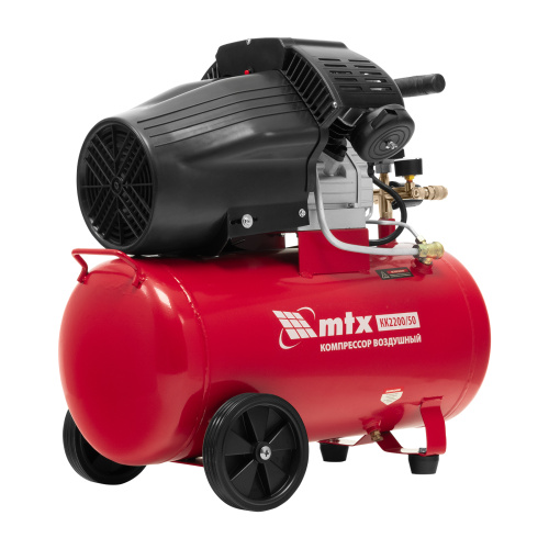 Компрессор воздушный КК-2200/50, 2,2 кВт, 350 л/мин, 50 л, прямой привод, масляный MTX по ценам производителя в Уфе с доставкой по всей России