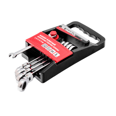 Набор ключей комбинированных, трещоточных шарнирных 5 шт. Matrix по ценам производителя в Уфе с доставкой по всей России