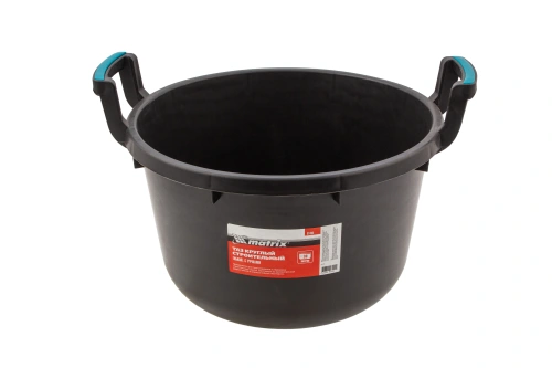 Таз круглый строительный гибкий с ручками, 30 л Matrix по ценам производителя в Уфе с доставкой по всей России