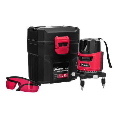 Лазерный уровень CRX-30R, 30 м, красный луч, батарейки, резьба 5/8" MTX по ценам производителя в Уфе с доставкой по всей России