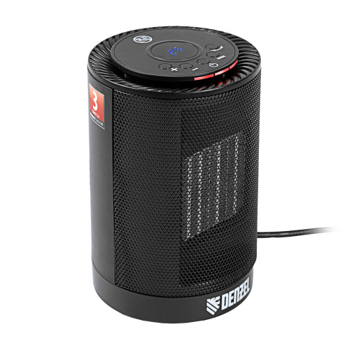 Тепловентилятор электрический керамический DTFC-1200, 3 режима, вентилятор, нагрев 600/1200 Вт Denzel купить в Москве с доставкой по всей России | ProtosMarket.ru