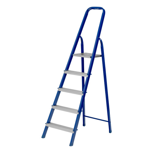 Стремянка, 5 ступеней, стальной профиль, алюминиевые ступени Сибртех по ценам производителя в Уфе с доставкой по всей России