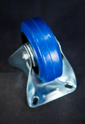 Колесо неповоротное резина FRCL 42 100 мм (N) по ценам производителя в Уфе с доставкой по всей России