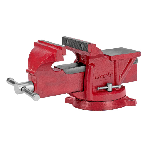 Тиски слесарные, 125 мм, поворотные, с наковальней Matrix по ценам производителя в Уфе с доставкой по всей России