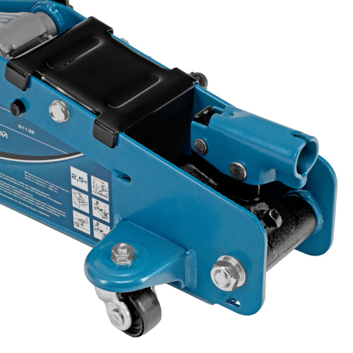 Домкрат гидравлический подкатной с фиксатором, 2.5 т, Safety Pin, 140-385 мм, в кейсе Stels по ценам производителя в Уфе с доставкой по всей России