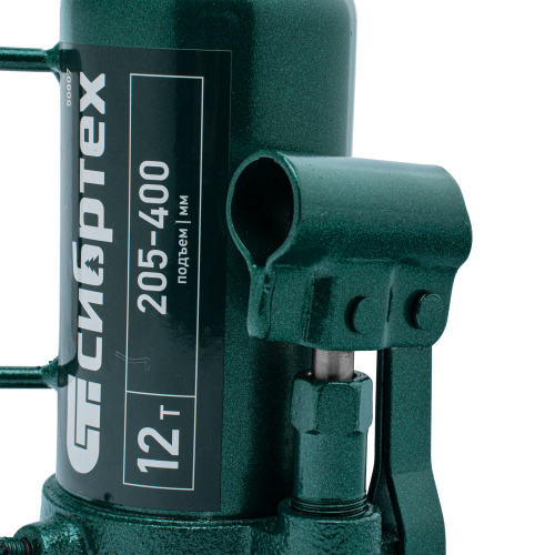 Домкрат гидравлический бутылочный, 12 т, 205-400 мм Сибртех по ценам производителя в Уфе с доставкой по всей России