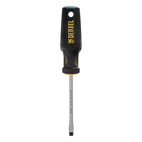 Отвертка, SL6x100 мм, S2, 3к рукоятка Denzel по ценам производителя в Уфе с доставкой по всей России