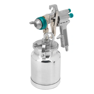Краскораспылитель AS 702 НP профессиональный, всасывающего типа, сопло 1.8 мм и 2 мм Stels по ценам производителя в Уфе с доставкой по всей России