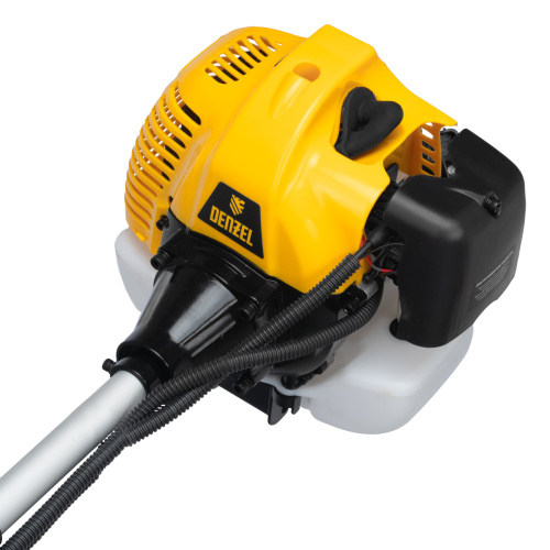 Триммер бензиновый DT-43E, 43 см3, неразъемная штанга, электростартер, состоит из 2 частей Denzel по ценам производителя в Уфе с доставкой по всей России