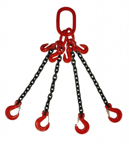 Строп цепной TOR 4СЦ г/п 3,15 т 8,0 м с укорачивающими крюками по ценам производителя в Уфе с доставкой по всей России